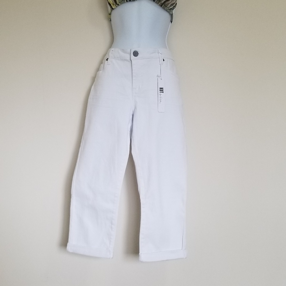 Kut From The Kloth white capris size 10